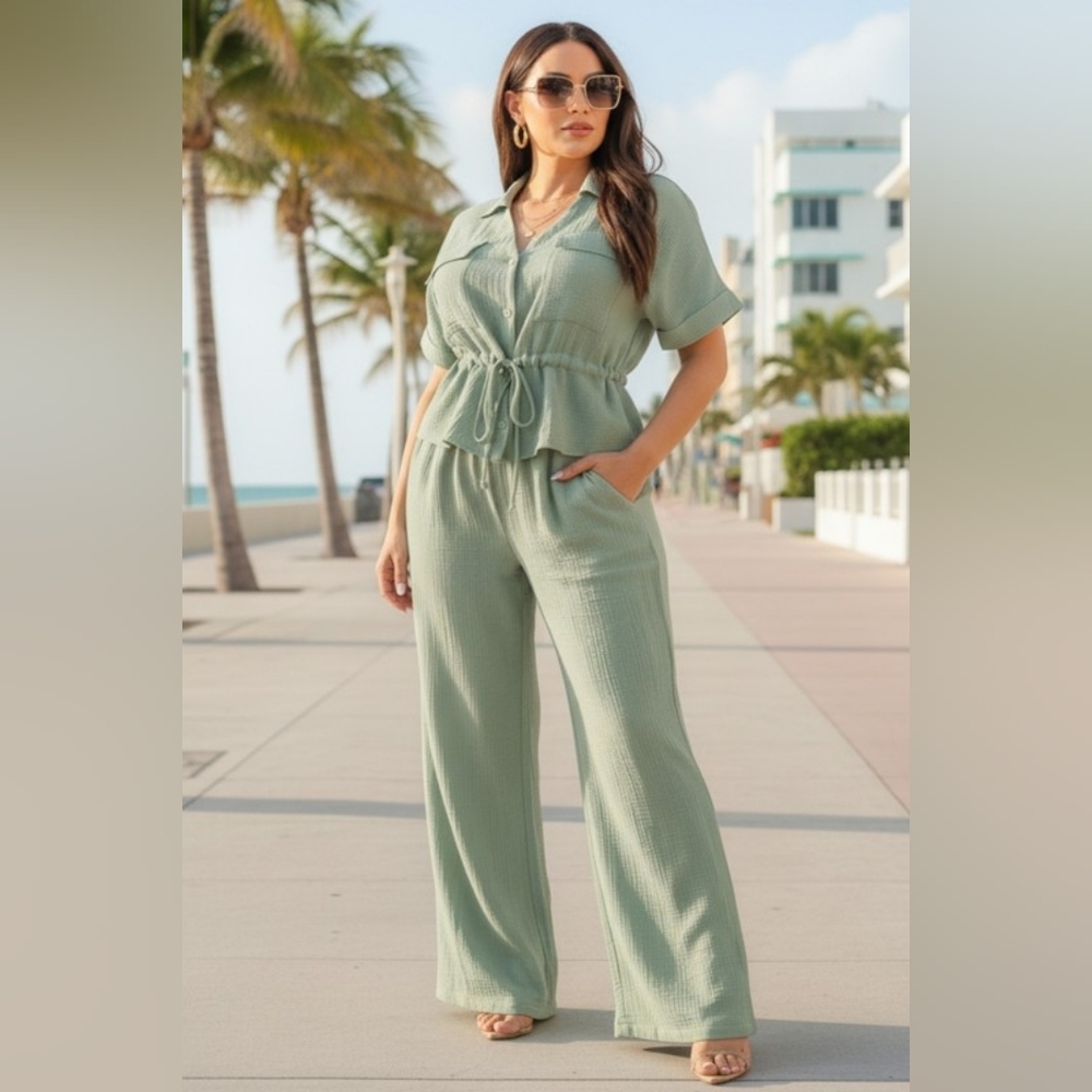 Solage Two-piece Pant Set